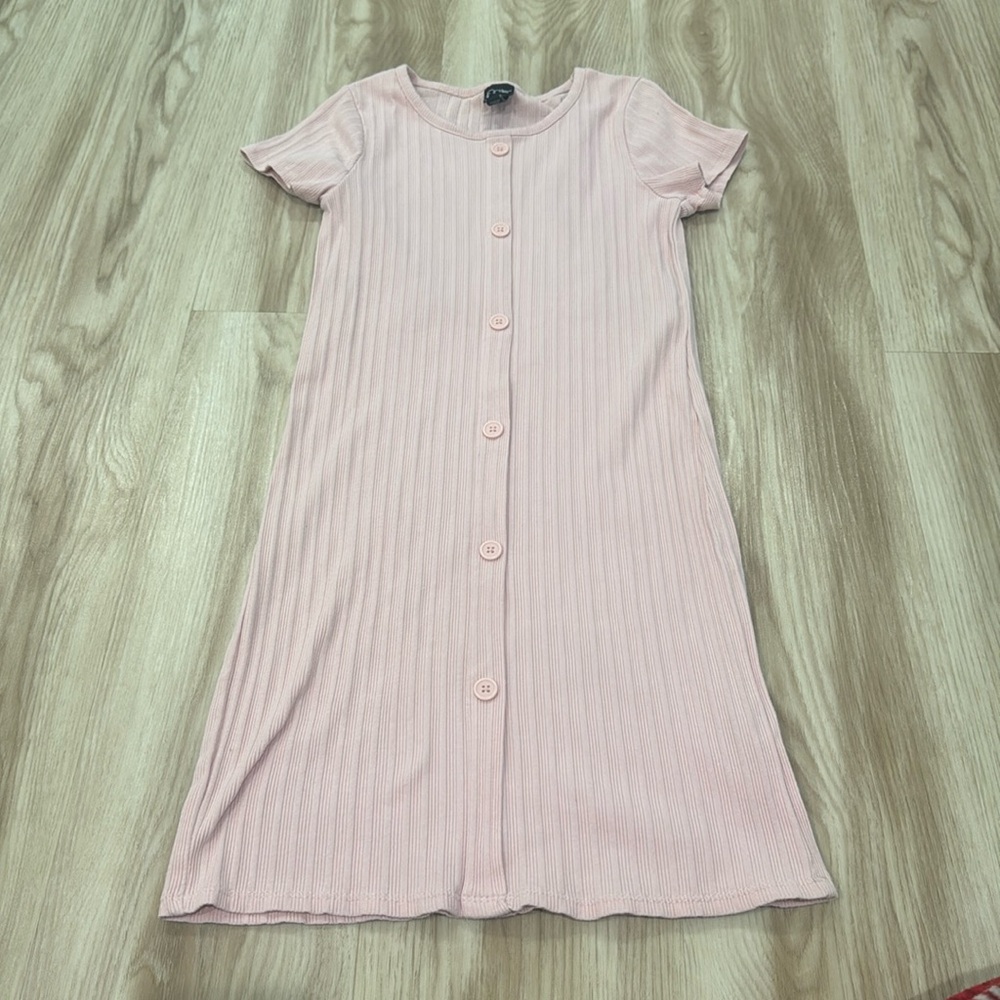 Art class girl L 10-12 light pink pencil dress